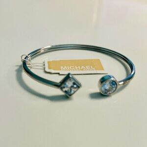 Michael Kors new with tags silver bangle.